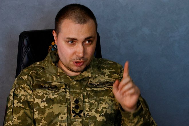 Kirilo Budanov je bil gost na ukrajinskem radiu Svoboda. FOTO: Valentyn Ogirenko, Reuters