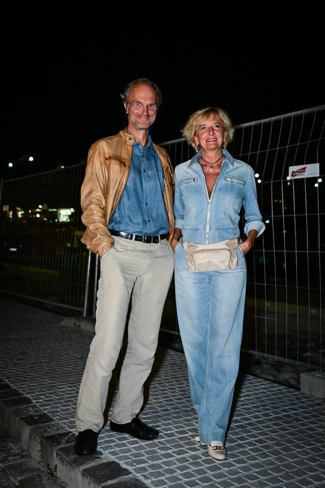 Mestni restavrator Aleš Lombergar z ženo Natašo, svetovalko v Vladi RS.