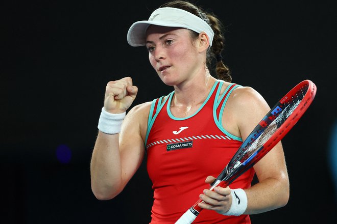 Tamara Zidanšek je v minulih dneh odlično igrala na turnirju v Bariju. FOTO: Carl Recine, Reuters