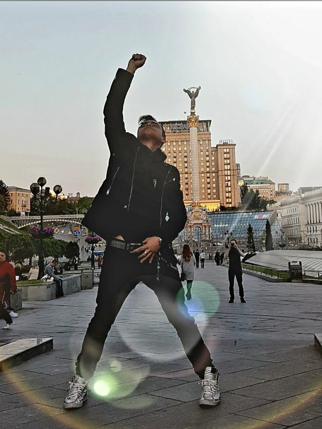 Pevec je Slovenijo na Evroviziji zastopal kar dvakrat, obakrat v Ukrajini v Kijevu. FOTO: OSEBNI ARHIV