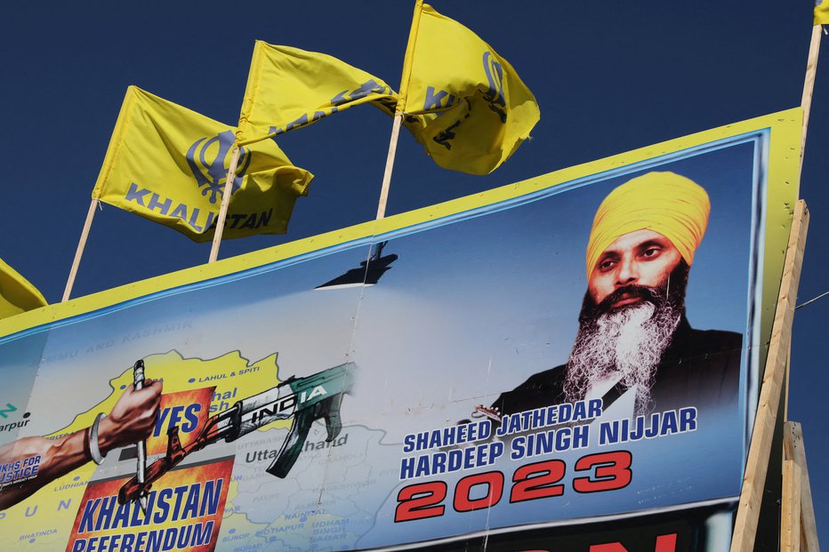 Fotografija: Ubiti Hardeep Singh Nijjar je bil zagovornik ustanovitve sikhovske države. FOTO: Chris Helgren/Reuters
