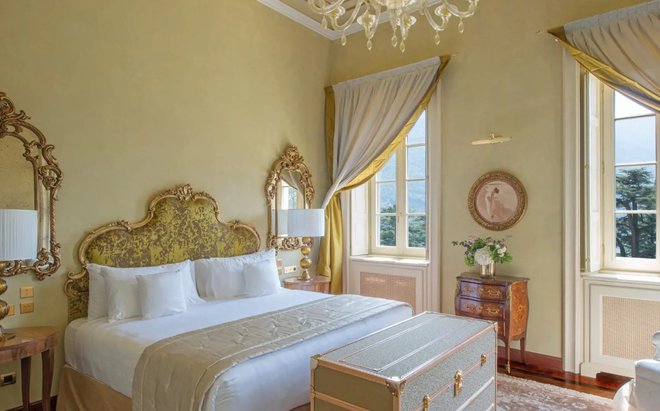 Takole se spi v najboljšem hotelu leta 2023. FOTO: Vila Passalacqua
