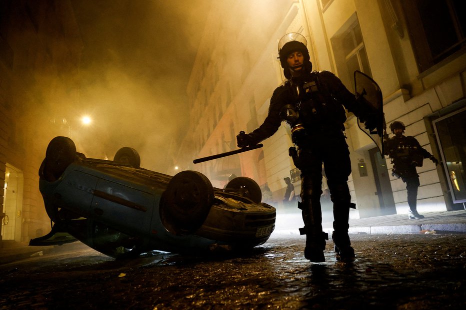 Fotografija: V Franciji je bilo nemirno že pred meseci. FOTO: Juan Medina Reuters