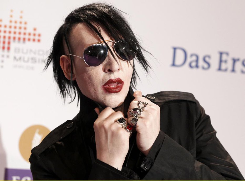 Fotografija: Marilyn Manson se je v drugo poročil leta 2020. FOTO: Reuters