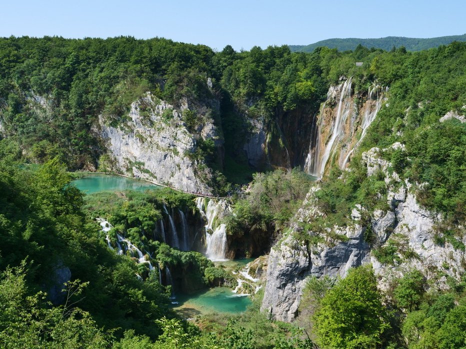 Fotografija: Najlepši razgled Narodnega parka Plitvice FOTO: Blaž Kondža