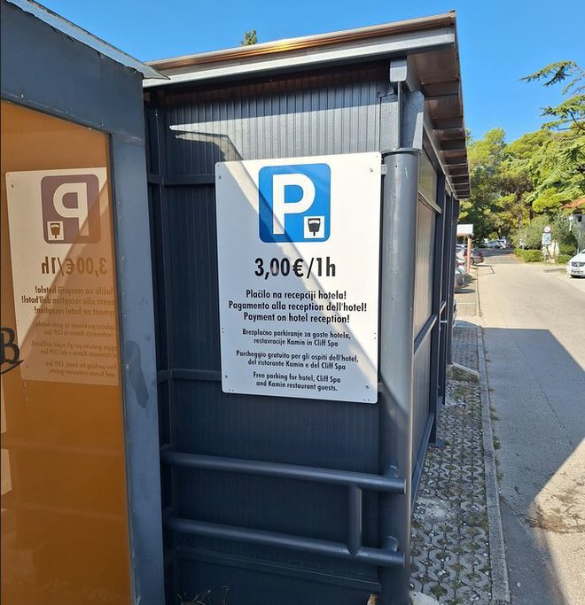 Tri evre na uro je eno dražjih parkiranj v Sloveniji. FOTO: Bralec