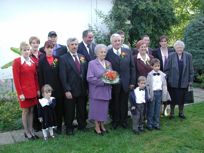 Na zlati poroki leta 2003 FOTO: Ludvik Kramberger