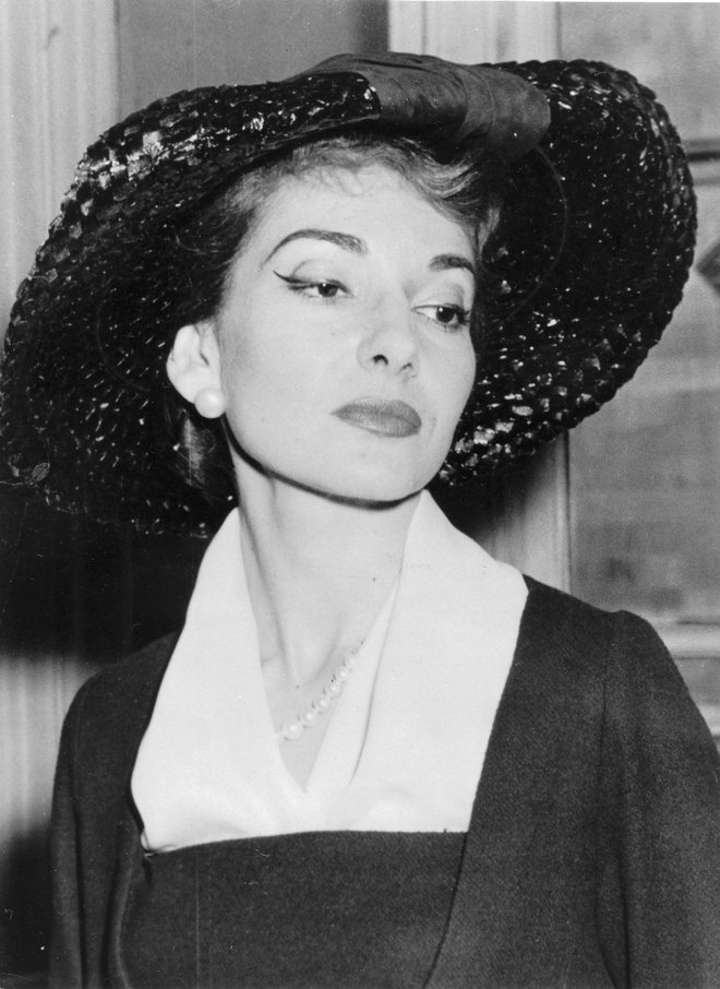 Maria Callas na vrhuncu moči leta 1958.