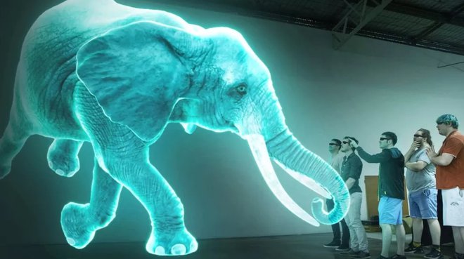 Hologrami so naša prihodnost, napoveduje idejni oče hologramskega živalskega vrta. FOTO: Axiom Holographics