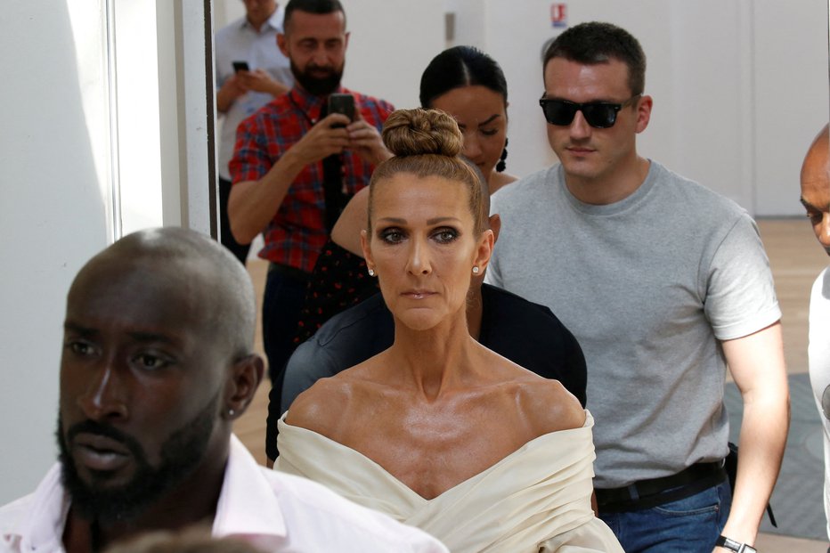 Fotografija: Celine Dion se redko pojavlja v javnosti. FOTO: Regis Duvignau Reuters