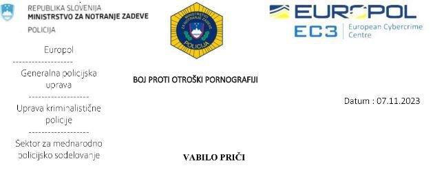 »Lažno sporočilo s slovensko policijo in Europolom nima nobene povezave«. FOTO: Policija