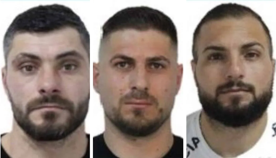 Fotografija: Za zdaj so znani trije osumljenci (z leve): Minea, Zuleam in Ghita. FOTO: Romunska policija