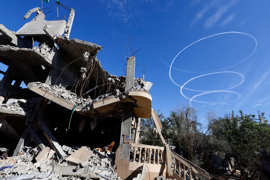Fotografija: Prizor iz razdejane Gaze FOTO: Mohammed Salem/Reuters