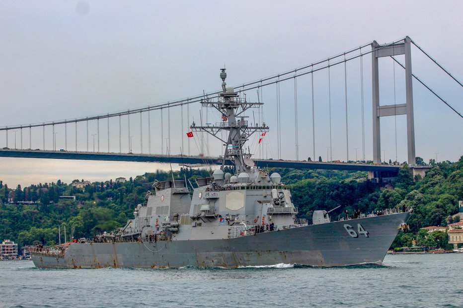 Fotografija: USS Carney, FOTO: Yoruk Isik Reuters