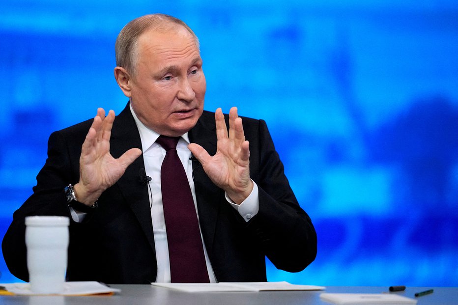 Fotografija: Vladimir Putin FOTO: Pool Via Reuters