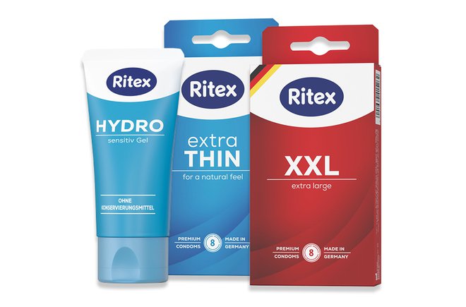 Kondomi in lubrikanti Ritex FOTO: Apinature