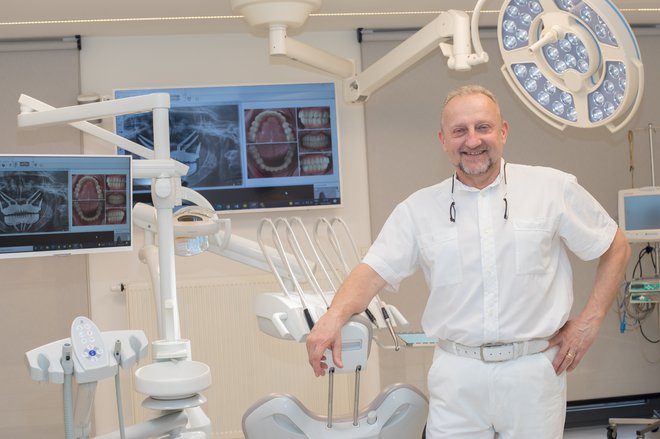 Zdenko Trampuš, dr. dent. med., je vodja uspešne klinike Ortoimplant Dental Spa v Zagrebu. FOTO: Ortoimplant Dental Spa