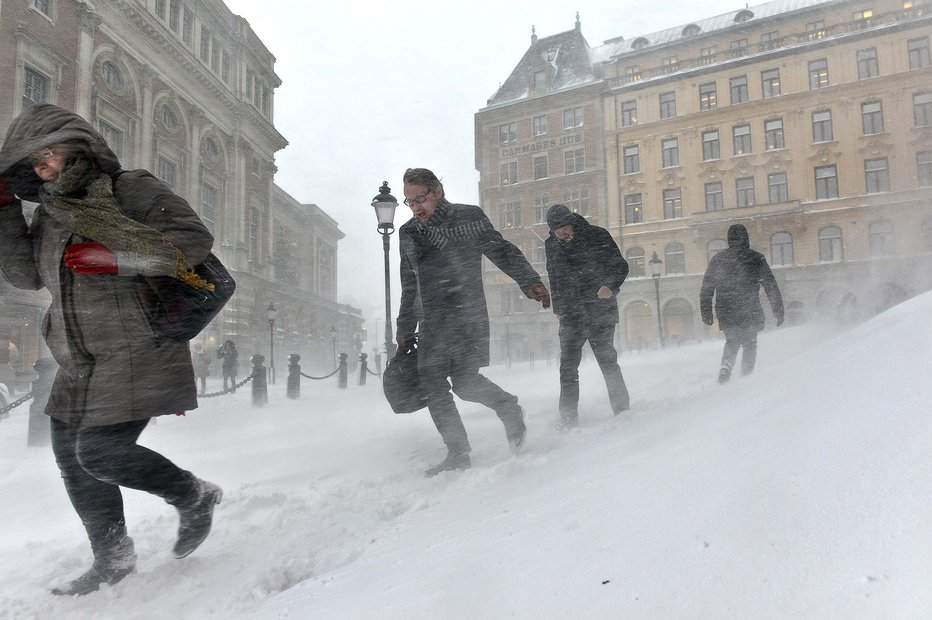 Fotografija: V nekaterih krajih na Švedskem je bilo najhladneje v zadnjih 12 letih. FOTO: Scanpix Sweden Reuters Pictures