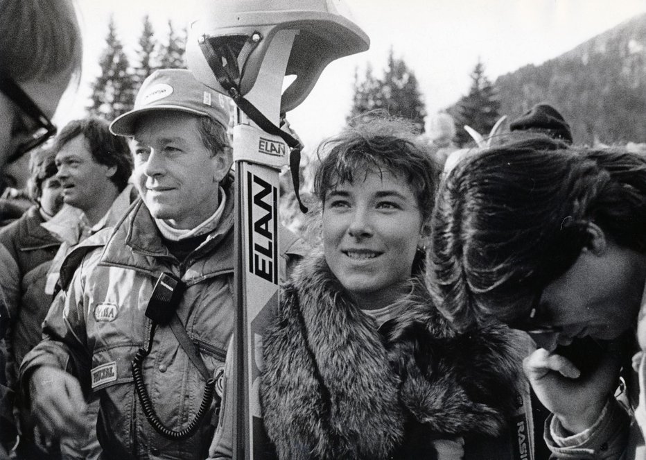 Fotografija: Mateja Svet je leta 1988 postala prva slovenska zmagovalka tekme za zlato lisico. Foto: Igor Modic