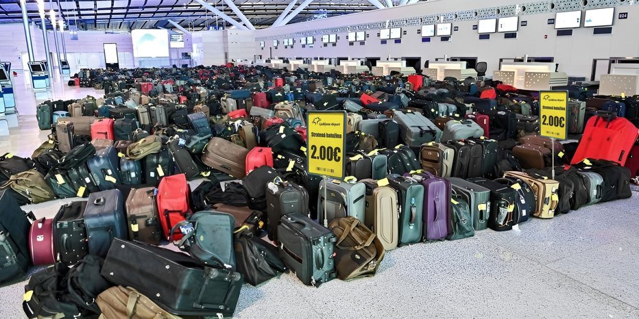 Fotografija: Prek lažnega profila na facebooku so oglaševali nakup izgubljene prtljage z letališča Brnik. FOTO: Zaslonski posnetek