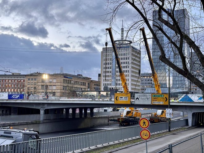 Gradnja novega Potniškega centra Ljubljana FOTO: Bralec Darko