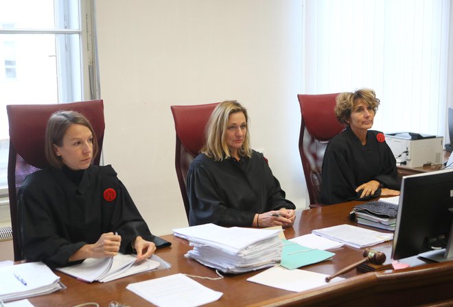 Ljubljanske višje sodnice (z leve): Špela Koleta, Lea Habjanič in Mateja Lužovec FOTO: Dejan Javornik
