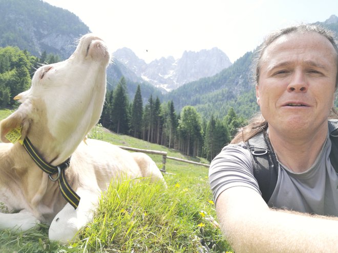 Gile obožuje slovenske planine. FOTO: osebni arhiv