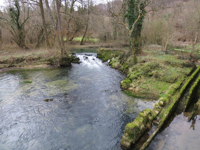 Bregova potoka bodo povezali z mostom. FOTO: Bojan Rajšek