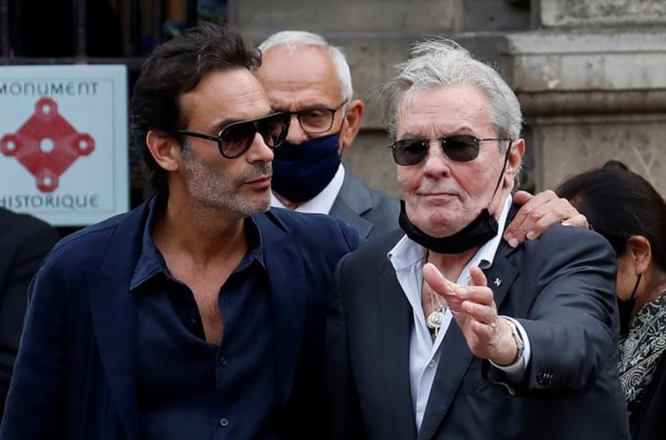 Fotografija: Anthony in Alain Delon se bosta srečala na sodišču. FOTO: Reuters