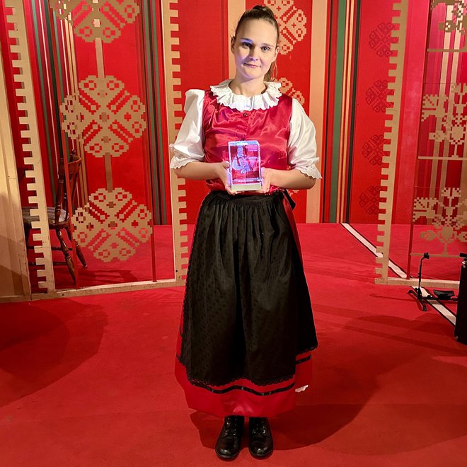 Absolutna zmagovalka 17. tekmovanja za nagrado avsenik je Velenjčanka Tjaša Lesjak, ki je že državna in svetovna prvakinja. FOTO: Arhiv Avsenik
