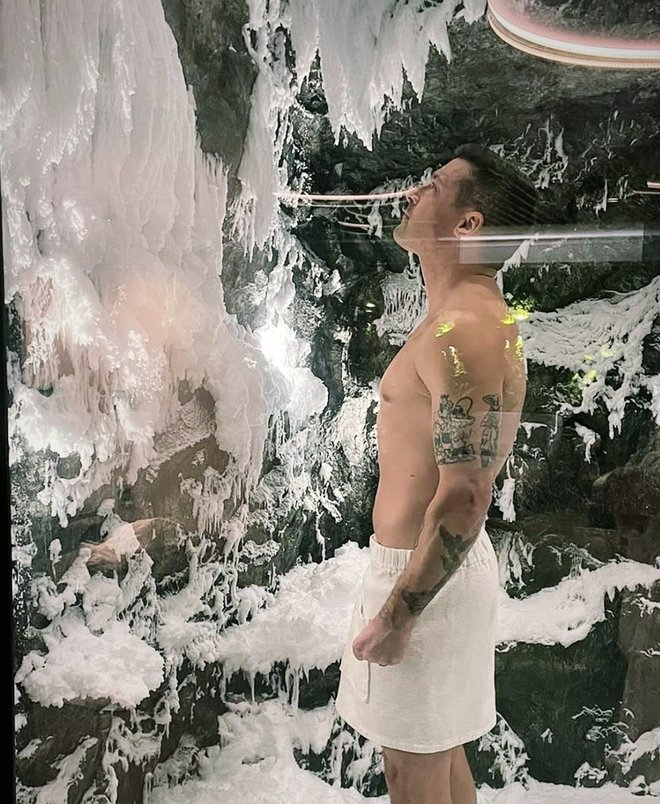 Klemen Bučan in njegova meditacija na mrazu FOTO: Instagram
