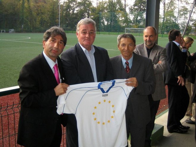 Ustanovil tudi Romsko nogometno zvezo Evrope, kjer je bil predsednik. FOTO: osebni arhiv