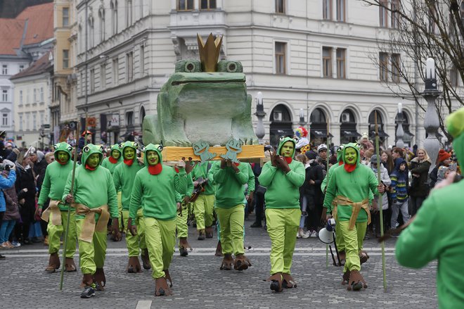 Zmajev karneval v Ljubljani FOTO: Leon Vidic