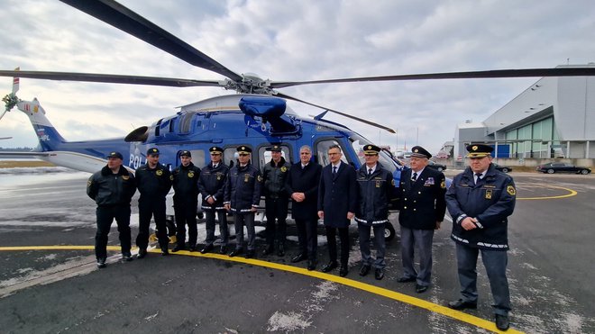 Slovenska policija je z novimi helikopterji med najmodernejše opremljenimi v regiji. FOTO: Policija