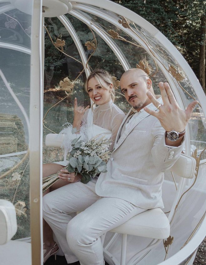 Sanjska poroka z božansko Julijo FOTO: osebni arhiv/instagram