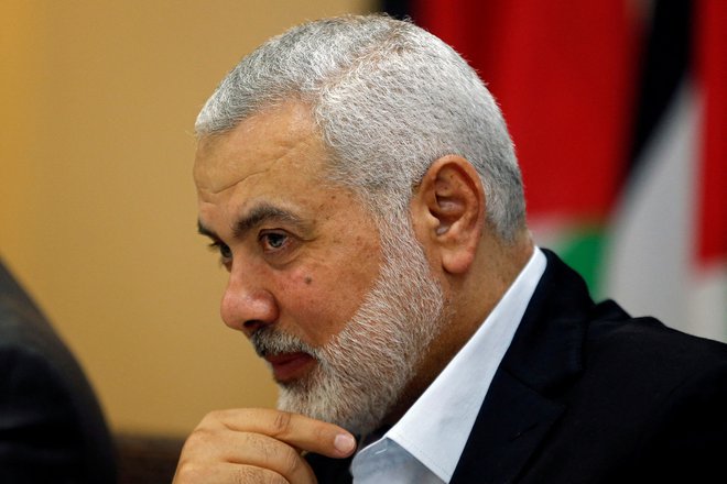 Vodja Hamasa Ismail Haniyeh. FOTO: Mohammed Salem Reuters