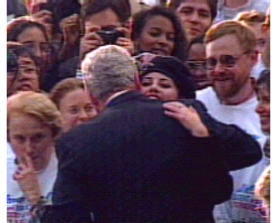 Fotografija: Bill Clinton in Monica Lewinsky. FOTO: Reuters