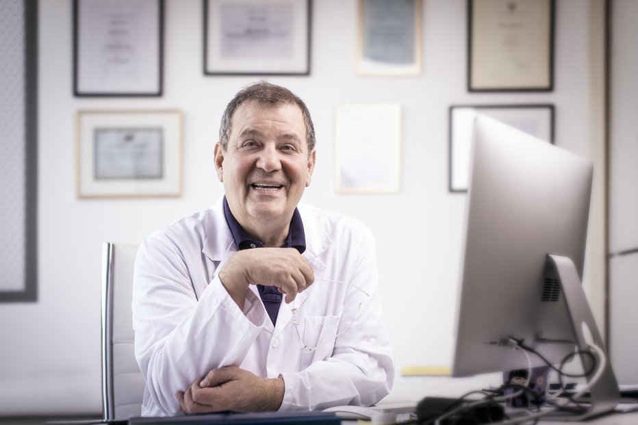 Fotografija: Prof. dr. Rusmir Mesihović, gastroenterolog FOTO: Jernej Čampelj