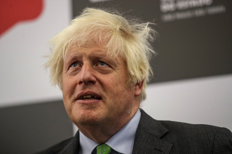 Fotografija: Nekdanji britanski premier Boris Johnson. FOTO: Carla Carniel Reuters