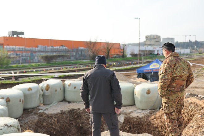 Uničevanje bomb v Novi Gorici. FOTO: Blaz Samec