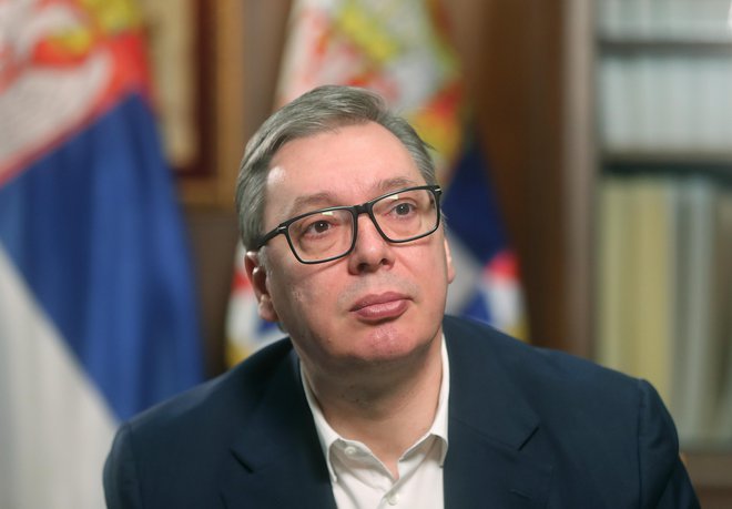 Aleksandar Vučić, predsednik Srbije. FOTO: Blaz Samec