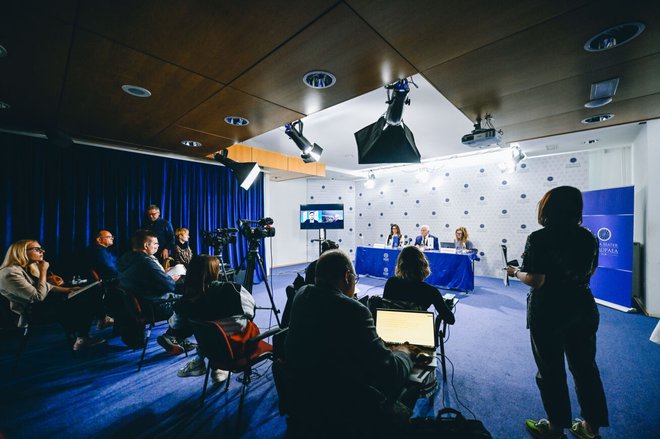  Ludvik Toplak na novinarski konferenci. FOTO: Marko Pigac/mp Produkcija/pigac.