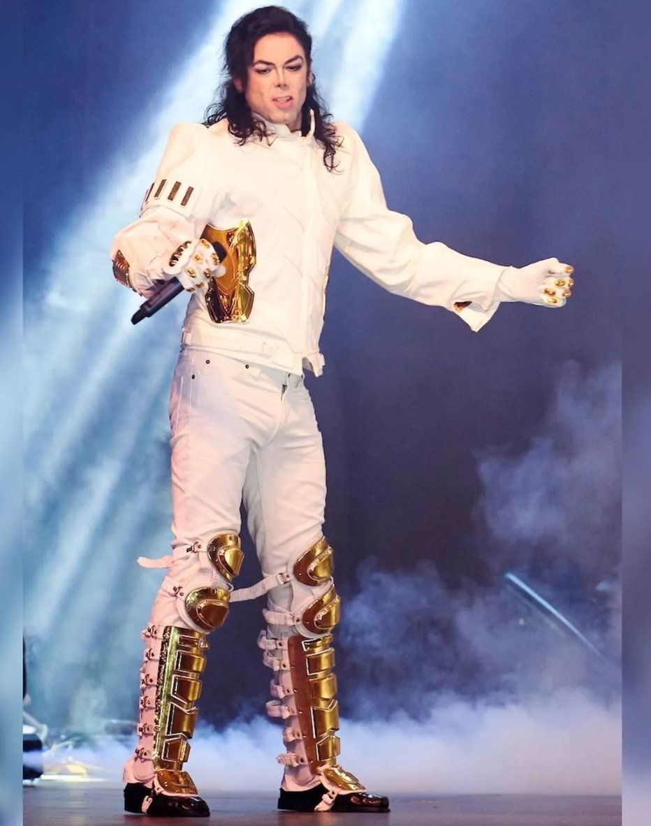 Fotografija: Concha je izvrsten imitator pokojnega Michaela Jacksona. FOTO: Osebni arhiv 