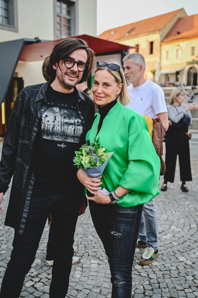 Ines Bukovič, mariborska notarka in ponosna mama Timona Šturbeja, z možem Tomažem Čeligom FOTO: MP Produkcija/pigac.si