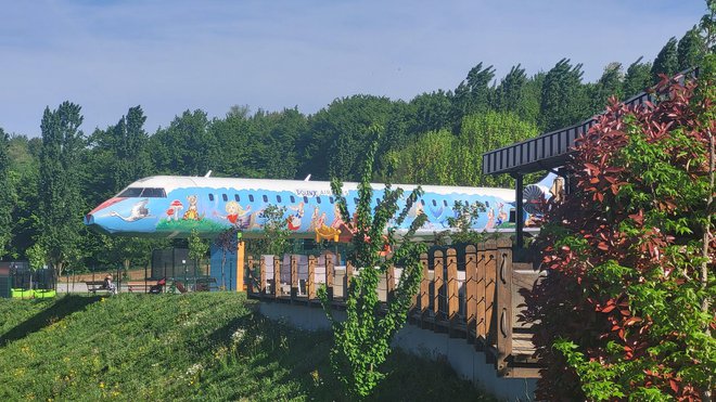 Bombardier je dom našel v Flyparku Trampolin Dolenj'c. FOTO: Drago Perko