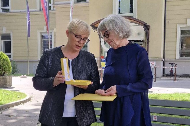Nataša Pirc Musar in Anita Ogulin. FOTO: Urad Predsednice Republike Slovenije